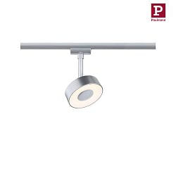 1-phase spot URAIL CIRCLE LED IP20, chrome matt dimmable