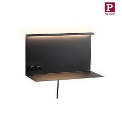 wall luminaire JARINA LED IP20, black dimmable