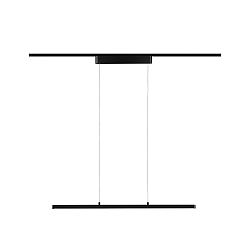 Projecteur sur rail URAIL LENTO haut bas, noir mat gradable