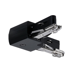 Connettore a L monofase URAIL rigido, Nero opaco