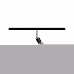 Spot URAIL PURE II rotatif, inclinable GU10, noir mat gradable