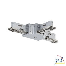 Accessories for 1-Phase track system URAIL T-coupler, 125mm, max. 1000W, 230V, chrome matt