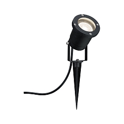 LED Outdoor Spiestrahler GARDEN SPOTLIGHT, 230V, GU10, 3,5W, 3000K, 230lm, IP65, schwarz