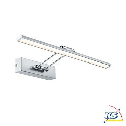 LED Bilderleuchte GALERIA BEAM FIFTY, 230V, 7W 2700K 685lm, mit Gelenkarm, NIckel satiniert