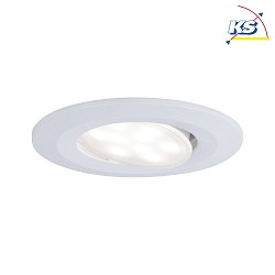 Eclairage d'extrieur encastr CALLA LED pivotant IP65, blanc mat 