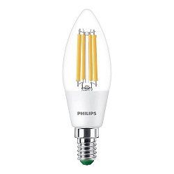 LED Filamentlampe MAS LEDCandle ND CL GUE Kerze, B35, 2,3W, E14, 2700K, 485lm