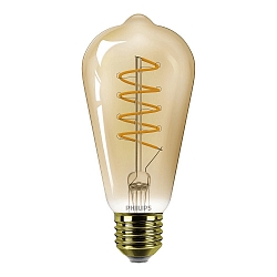 Ampoule Edison forme d'ampoule MASTER VALUE VINTAGE ST64 ST64 E27 4W 250lm 1800K CRI 80 gradable