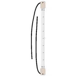 Ralotherm Infrarotstrahler mit Kabel, ITT 2000W 235V-0826 K/S, zweiseitig gesockelt, regelbar
