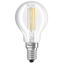 LED Filament Tropfenform ESSENCE DROP AMBIENTE LUX, E14, 4W 4000K 470lm 300, klar