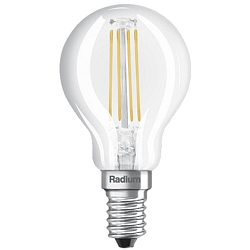 LED Filament Tropfenform ESSENCE DROP D40 827/C, E14, 4.2W 2700K 470lm 330, schaltbar, klar