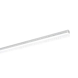 Aluminium Eck-Profil SMALL EDGE CEILING 26/30 2M, grau, Abdeckung wei matt