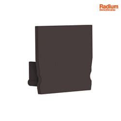 Endcap for Radium Aluminum U profile SMALL U, plastic, black