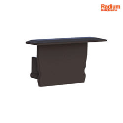 Endcap for Radium Aluminum Wing profile SMALL WING, plastic, black