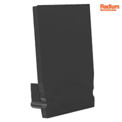 Endkappe fr Profil + Cover S, Endcap SMALL U-Profil 17.3/24.7, schwarz