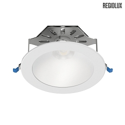 downlight CHANGY-B TRIZONE - UGR<25 DALI2 switchable, set back, with lens optics IP54, white 