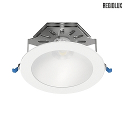 downlight CHANGY-B TRIZONE - UGR<25 DALI2 switchable, set back, with lens optics IP54, white 