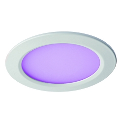 LED Recessed spot QILE, 110, 23,55W, RGBWW, 2900-3100K, 966lm, IP43, white