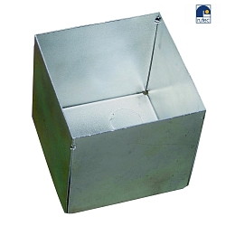 Alloggiamento per l'installazione 76X76X74MM piazza, chiuso, acciaio