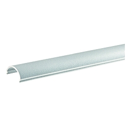 Profile cover, matt, 20/15, half round, 2m, white