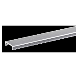 Profil Abdeckung, semimatt, 17/8 + 17/15 + 18/18E, 2 Meter, wei�