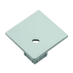 Endkappe Einspeisung f�r RU-65655 + RU-65322, Aluminium