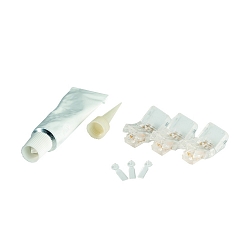 Alimentation VARDAFLEX 0.8CM - PUSH lot de 3, 2 ples, mat, transparent