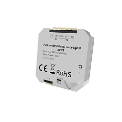 metteur radio version pour montage encastr, 2 canaux