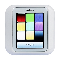 TFT LED RGB+W DMX Touchscreen, mit Alpha Nea Rahmen, 3-30V DC (exkl. BG), wei�, statisch, IP20