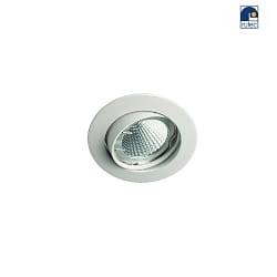 ceiling recessed luminaire MR16 swivelling IP20, powder coated, white