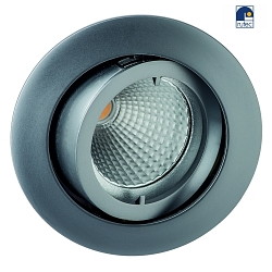 Alu die-cast Recessed spot for MR16, without snap ring, swivelling, IP20, chrome matt
