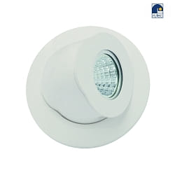 downlight GU10 round, swivelling GU10 IP20, white matt