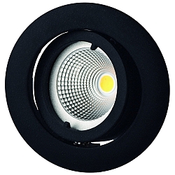 downlight MR11 swivelling, powder coated, black