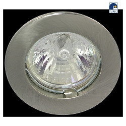 Alu die-cast Recessed spot for MR11, fixed, IP20, iron brushed