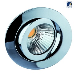 LED Einbaustrahler TALU, IP20, 350mA (exkl. BG), 8W 2700K 694lm 40, CRi>90, dimmbar, schwenkbar, chrom