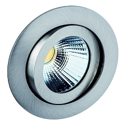 LED Einbaustrahler TALU DTW, IP20, 350mA (exkl. BG), 7W 2300-3000K 504lm 40, CRi>90, dim-to-warm, eisen gebrstet