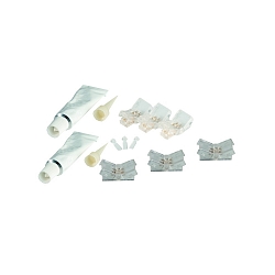 Connecteur VARDAFLEX 0.8CM - PUSH (RU-70590 + RU-70591) lot de 3, mat, transparent