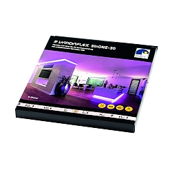 Verkaufsbox - LED Strip VARDAflex 3inONE-30, IP20, 30 LED/m, 24V DC, 7.2W RGB 238lm/m 120, 500cm / 1cm, mit Verbinder-Set