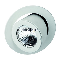 Luce da incasso RINCA LED rotondo, girevole IP20, Bianco dimmerabile 581lm 2900-3100K CRI 90-100