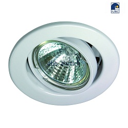 recessed luminaire MR16 swivelling IP20, mat, white