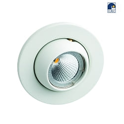 Downlight MR16 rotondo IP20, bianco opaco