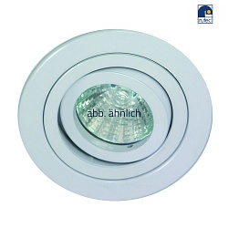 recessed luminaire MR16 swivelling, rotatable IP20, mat, white