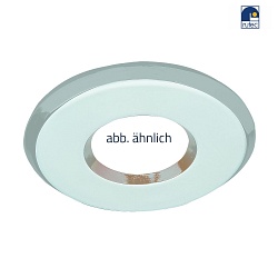 recessed luminaire rigid IP44, mat, satined, white