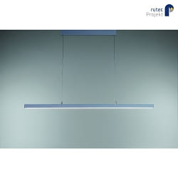 LED Pendelleuchte TEIGLIN P, IP20, 118.5, 230V, CRi >90, inkl. Baldachin, Hhe fix, Aluminium eloxiert / opal, 56W 4000K
