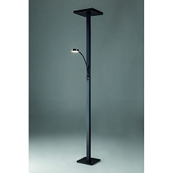 ceiling floodlight SORNA with flex arm, with LED spot, dimmable IP20, grey, black dimmable