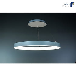 LED Ringleuchte CORMA-1055 DALI-Baldachin, IP20, Innen / Unten,  105.5cm, 230V, 95.1W 3000K, CRI80, weialuminium