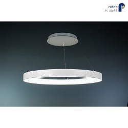 LED Ringleuchte CORMA-1055 DALI-Baldachin, IP20, Innen / Unten,  105.5cm, 230V, 95.1W 3000K, CRI80, wei RAL 9010