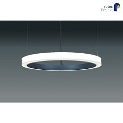 Luminaire à suspension AULE-515 DALI contrôlable par DALI, forme de l'anneau IP20, blanc trafic gradable