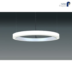 LED Ringleuchte AULE-740 CASAMBI, IP20, Auen / Unten,  74cm, 230V, 57.6W 3000K, CRI80, wei RAL 9010