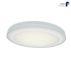LED Wand- und Deckenleuchte ASCAR DALI, IP20,  33.5cm, 230V, CRI80, DALI dimmbar, Stahl / Acryl, 16W 4000K, wei