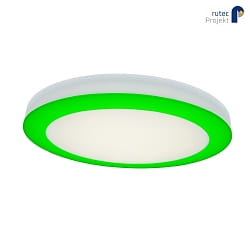 LED Wand- und Deckenleuchte ASCAR DALI, IP20,  43.5cm, 230V, CRI80, DALI dimmbar, Stahl / Acryl, 27W 4000K, grn